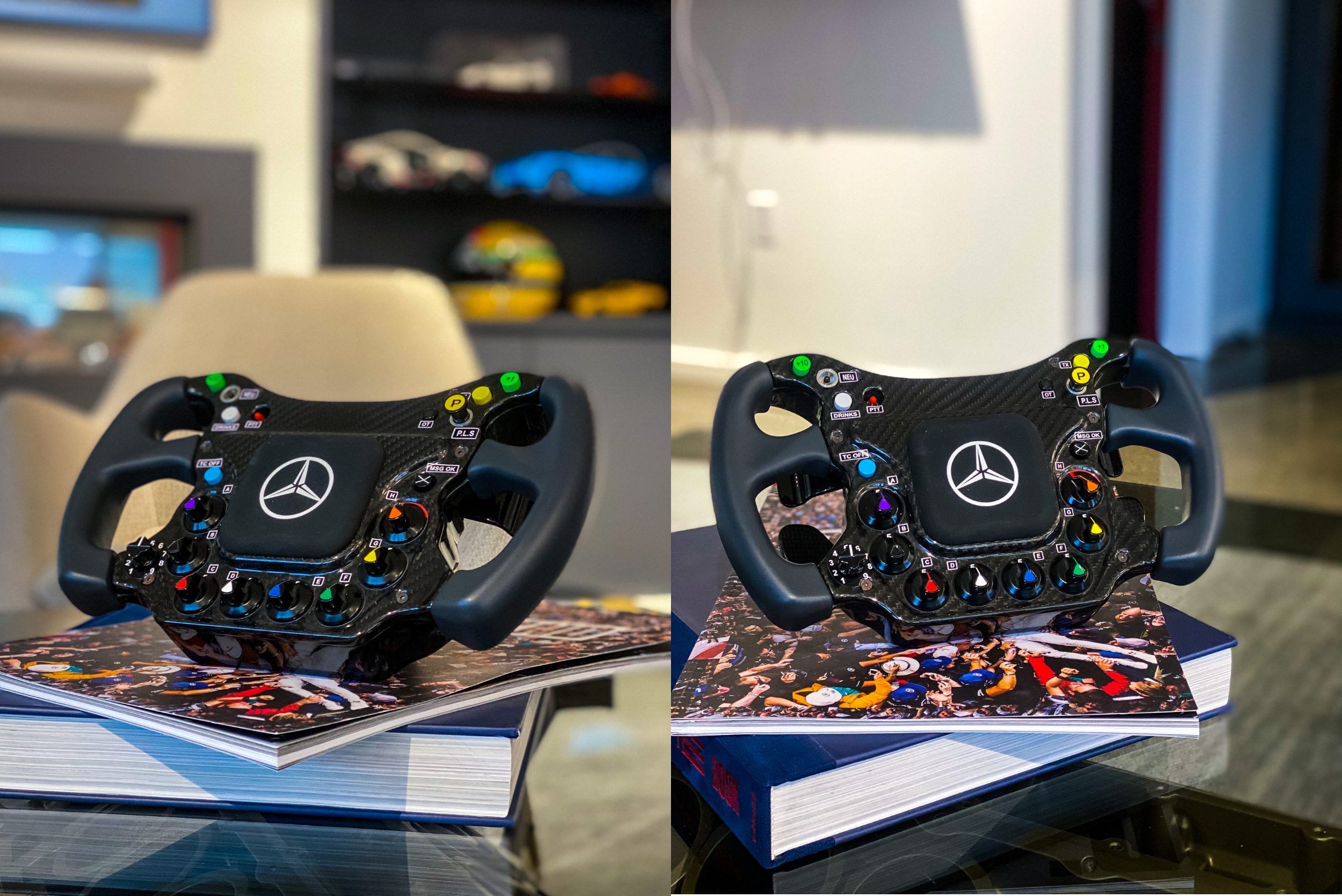We're giving away an F1 steering wheel