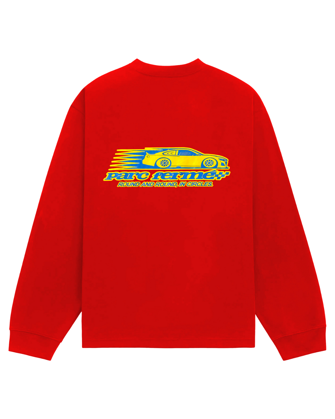 SHOP TEE LONG SLEEVE RED