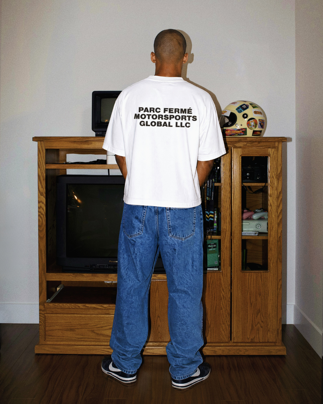 I AM RACING TEE WHITE