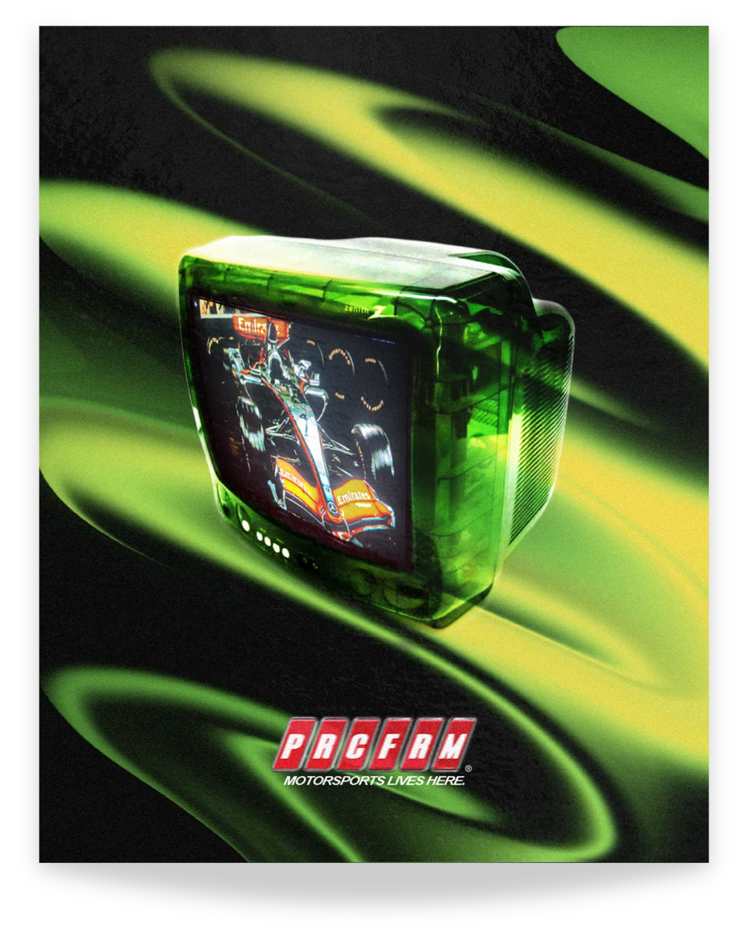 "CHROME MP4-23" POSTER