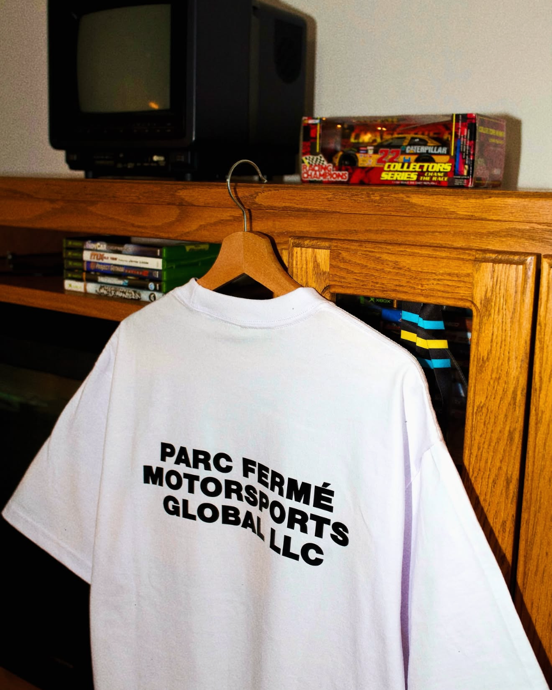 I AM RACING TEE WHITE