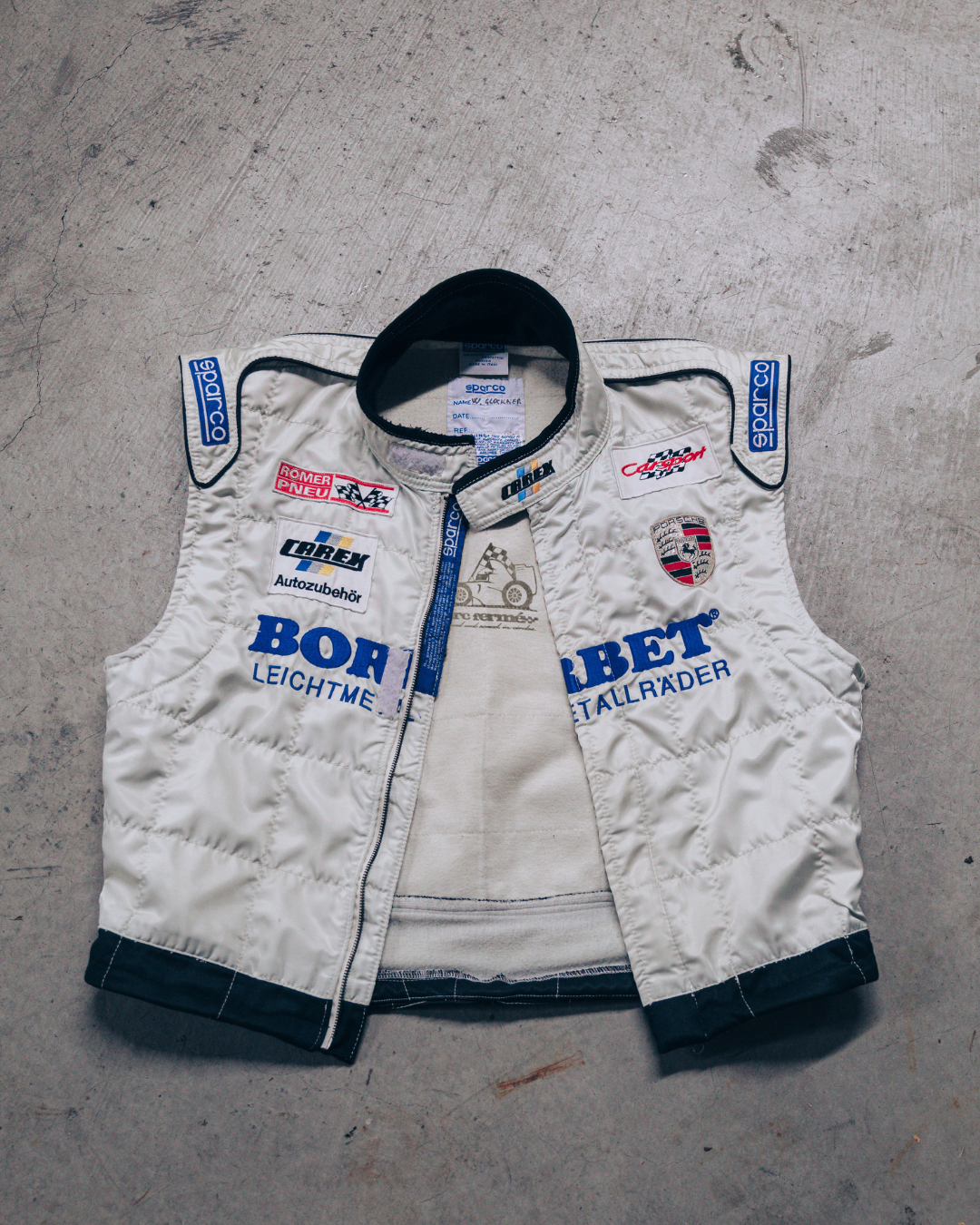 Borbet Porsche race suit vest