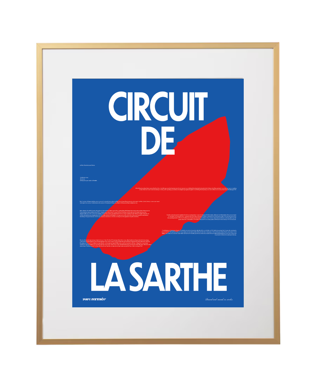 LE MANS PRINT