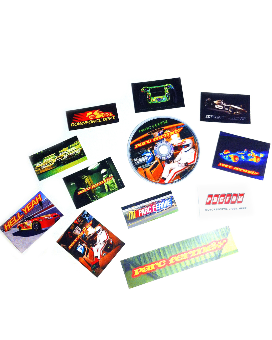 PARC FERMÉ STICKER + POSTER PACK