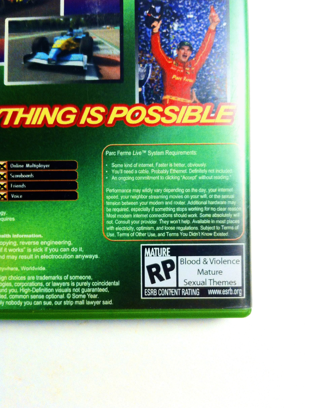 PARC FERMÉ STICKER + POSTER PACK