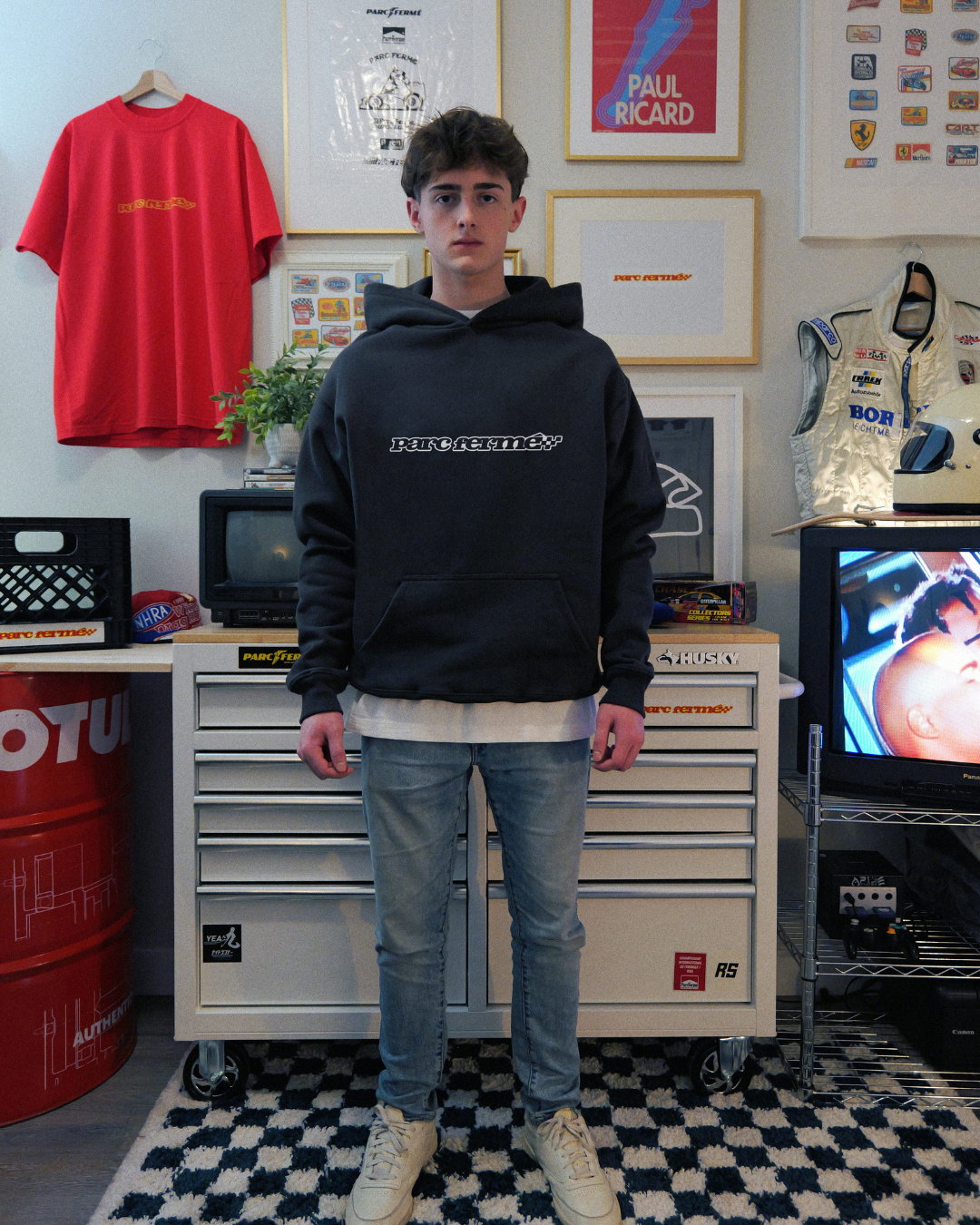 SHOP HOODIE - VINTAGE BLACK