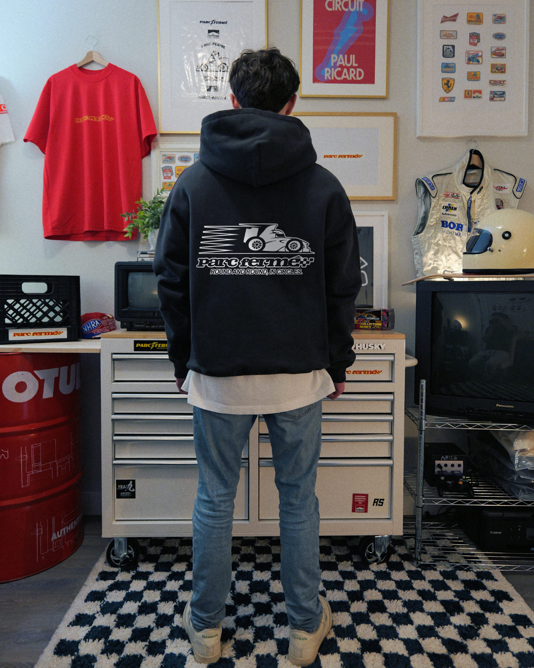 SHOP HOODIE - VINTAGE BLACK