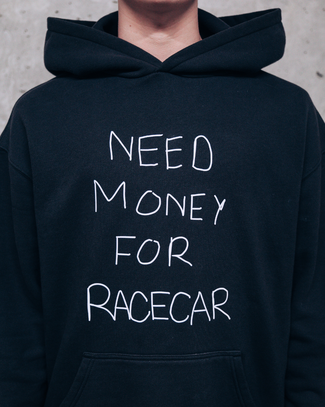 NEED MONEY FOR RACECAR HOODIE