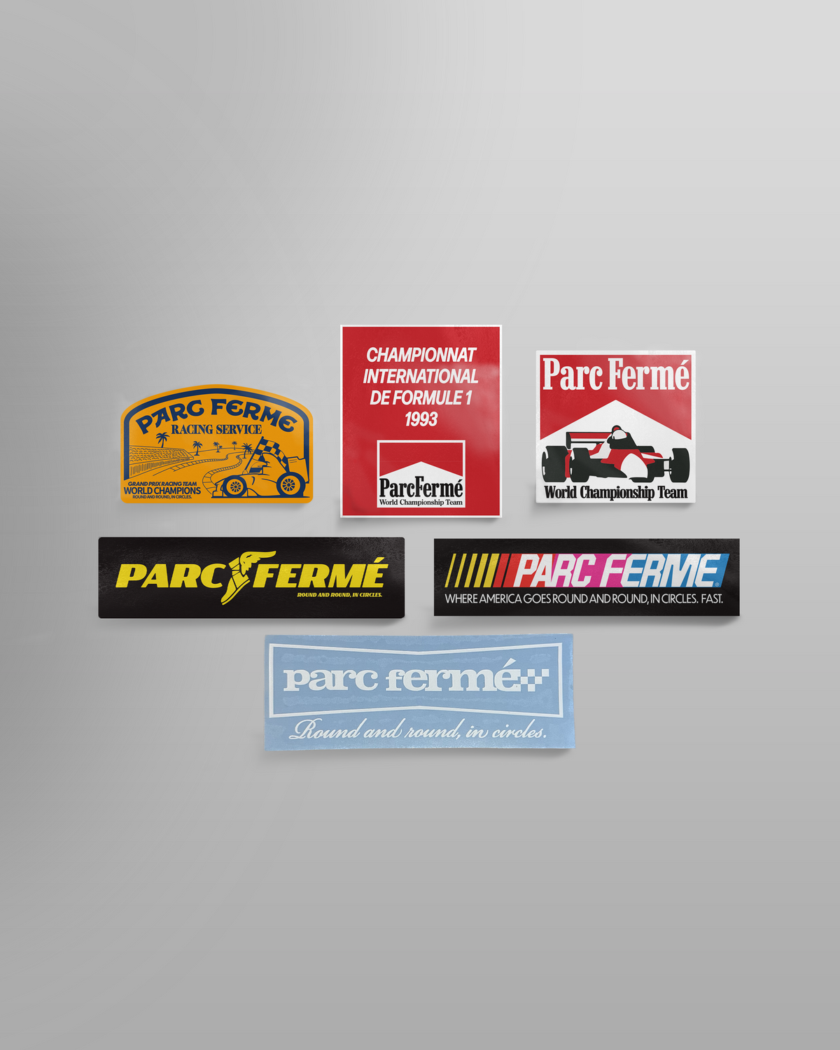 MOTORSPORTS STICKER PACK – parc fermé